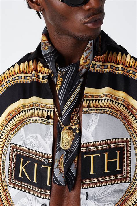 kith versace shirt|Versace kith shoes.